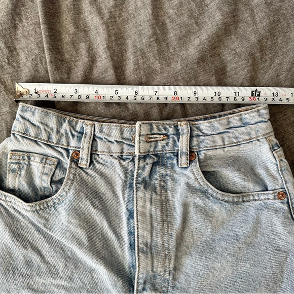 SOLD Zara Light Blue Denim Shorts S/XS - Picture 8 of 8